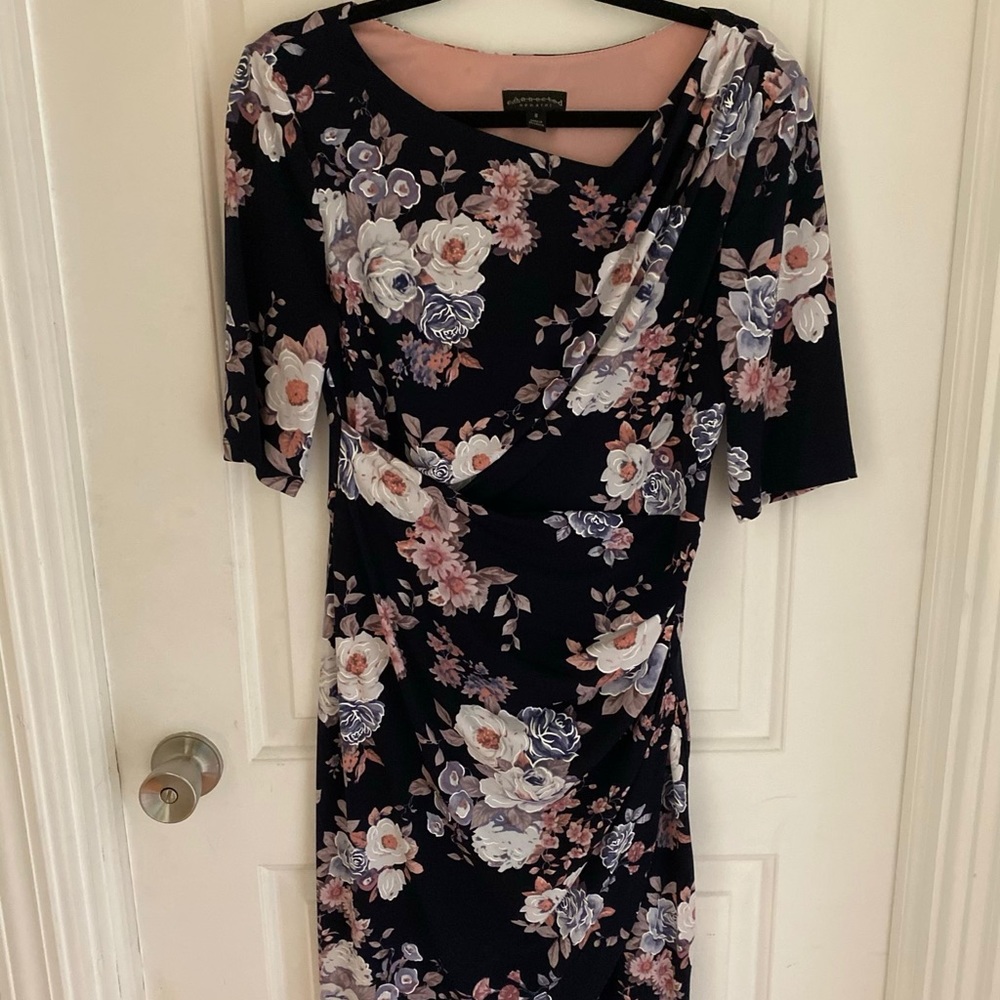 Beautiful navy floral dress